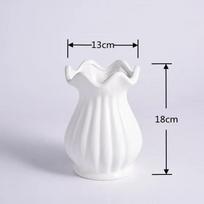 Modern Minimalist Ceramic Countertop Vase Ornament Living Room Home Rose Flower Vase Blue White Vase Home Decor White Vases