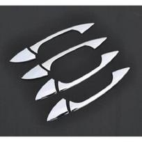 For Mercedes Benz GLK/GL/ML/C Class W204 X204 ABS Chrome Car Door Handle Trim Door Bowl Decoration Car Accessories Door Handle Trim gray