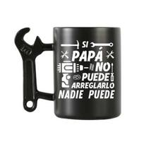 400ML Coffee Mug with Wrench Handle Heat-resistant Ceramic Spanner Handle Tea Milk Water Drinking Cup Fathers Day Dad Birthday Gift A