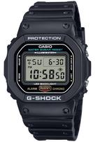 Casio juodas G-Shock DW-5600UE-1JF vyriškas laikrodis, juoda