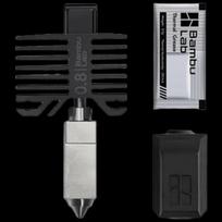 Bambu Lab X1/P1 Series Hardened Steel Nozzle Hotend Assembly CN plug (adapter included)