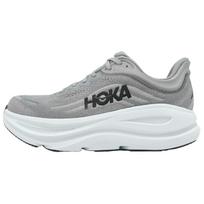 HOKA ONE ONE Bondi 9 Cushioning Breathable Support Lightweight Casual Long Distance Running Shoes Unisex Gray 1162015-GCTC 44 gray