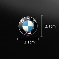 Naujas 50-mečio Edition Automobilio Ženklelis Interjero Lipdukai Lipdukas Aksesuarai BMW E46 E39 E90 E60 E36 F30 F10 E34 X5 E30 F20 X1 2pcs black