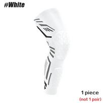 1 Pc Knee Lower Leg Padded Compression Leg Sleeve Sports Protective Gear Shin Brace Support Features Suitable For Football Basketball Volleyball M