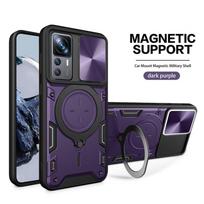 Xiaomi 12T Pro dėklas, atsparus smūgiams, šarvuotas, slankiojantis, apsaugantis kamerą, Coque, skirtas Xiaomi Mi12T Mi 12T 12 T Pro Xiaomi12T, dangtelis su žiediniu laikikliu For Xiaomi 12T