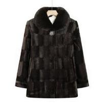 Women's Faux Mink Velvet Jacket: Versatile, Stylish Grandma-Inspired Autumn/Winter Top XL