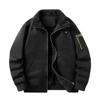 Men's Winter Plus Velvet Pilot Jacket - Thick, Large Size, Cotton Lapel Coat XL