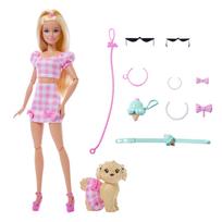Barbie Doll Puppy Matching Outfit Set Doll House Pretend Play Barbie Doll Ages Pink JFP36 & - Dress-up & - - - 3+ - - rožinė
