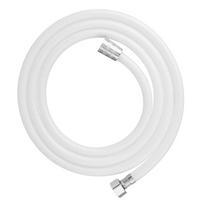 1,5/2/3m Dušo galvutės žarna PVC Universalus Lankstus Anti-vyniojimosi Sprogimui atsparus Vandens vamzdelis Vonios maišytuvo žarnos prailginimo vamzdis (White,1.5m) balta