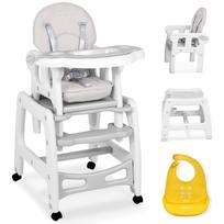 Sinco 5-In-1 Feeding Chair, Gray