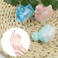 Gyvūno nagų šepetėlis Nagų dailė Manikiūras Pedikiūras Minkštas Pašalinti Dulkes Plastikinis Valymas Nagų Šepetėliai Dildė Apykaklės Šepetėlis Įrankių Rinkinys Salonas one size