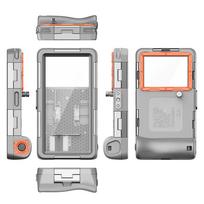 IP68 Standard 15M/50ft Diving/Swimming Photography Professional Diving Waterproof Phone Case Universal 6.9-inch mobile phone PC&for phone series(6.9")