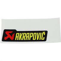 AKRAPOVIC P-HST12AL Aluminum Heat Resistant Sticker Horizontal 3.9 x 1.1 inches (100 x 29 mm) 100mmx29mm