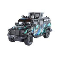 1/24 Ford Sword Toothed Tiger šarvuota transporto priemonė Lydinio liejimo žaislinio automobilio modelis Garsas ir šviesa Vaikams skirta žaislinė kolekcionuojama prekė Gimtadienio dovana geltona