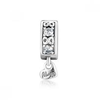 Pandora 791151c01 Family Always Pav  Clip Silver Charm 791151C01