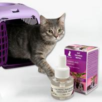 48ML Feromonai Apsaugo Kates Nuo Draskymosi ir Šlapinimosi. Feromonai - Stresą mažinantis emocinis raminamasis agentas katėms. One Size violetinė