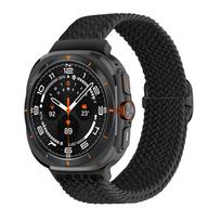 Braided elastic For Samsung Galaxy Watch Ultra 2025 Band Accessories Adjustable Nylon Braided Sport Bracelet Correa Galaxy Watch 7 Ultra 47mm Strap Galaxy Watch 7 Ultra 47mm juoda