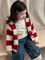 Children's knitted sweater hooded jacket autumn and winter baby winter clothing girls thickened suit 73CM