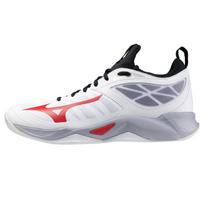 Mizuno Wave Dimension Professional Volleyball Shoes White Red Black Unisex V1GA224096 38.5