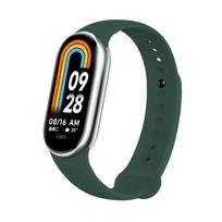 Bracelet for Mi band 8 9 10 Strap Sport Silicone smartwatch correa Accessories Replacement Wristband xiaomi Mi band 9 nfc strap mi band 8 9 armijos žalia spalva