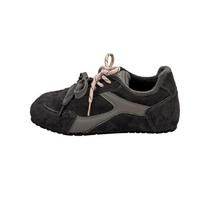 Retro flat-bottomed German training shoes for women's 2025 autumn and winter new versatile casual Forrest Gump shoes popular Boboken sports shoes 40