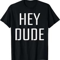 Hey Dude T-Shirt S juoda