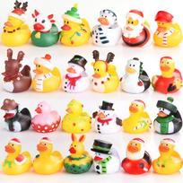 24/48 Pcs Christmas Rubber Ducks In Bulk  Toy Sets Holiday Rubber Ducks For Jeep Ducking, Xmas Party Favors Decorations