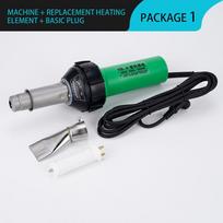 AC220V 1600W Plastiko suvirinimo pistoletas Mašina Rankinis Elektrinis Karšto Oro Pistoletas Nešiojamas Plastiko Suvirinimo Degiklis Suvirintojo Įrankių Rinkinys