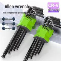 German Hexagonal High-Hardness 9-Piece Allen Wrench and Screwdriver Set
