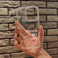 Phone Case For iPhone 17 16 15 14 13 12 11 Pro Max XS X XR 7 8 Plus SE2 Wth Pink Lettering Inspirational Aesthetic Design Cover iPhone 16 Pro Max