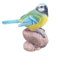 Bird Sculptures Cute Miniature Bird Figurine Resin Vintage Small Animal Model Handmade Bird Statue Home Balcony Decoration