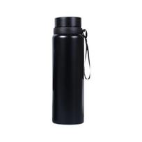 Gėrimo indai 800/1000ml Termosinis vandens butelis Nerūdijančio plieno Didelės talpos Vakuuminiai flaskai su filtru Izoliuotas butelis Sportas 1000ml