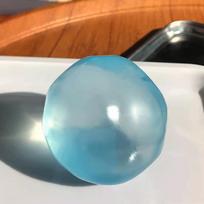 Squishy Plasticity Mochi Fidget Toys Transparency Coconut Oil Maltose Squeeze Toy Quick-rebound Anti-stress Toy for Adults Gifts mėlyna