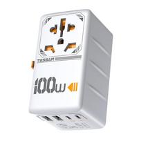 Universal 100W GaN Travel Power Adapter with 2A2C Fast Charging CN plug (adapter included)