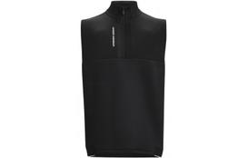 Under Armour Vests Men's Black Crew Neck Moderate Other 1373408-001 L