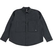 Converse Shirts Unisex Black Lapel Moderate Workwear 10027258-A01 XL
