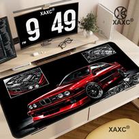 Red classic performance car Mouse Pad Desk Mat NonSlip Gaming mats pc accessories keyboard HYBXXC Office carpet Extended pad 400x800x2mm
