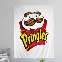 Fashion P-Pringles L-LLC DIY Wall Tapestry For Living Room Home Dorm Decor Wall Art Decor 100X70CM white