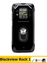 Blackview Rock 1 telefono dėklas, stovas Blackview Rock 1 juoda