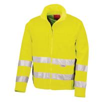 SAFE-GUARD by Result Mens Hi-Vis Soft Shell Jacket XXL