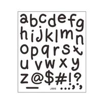 Colorful and Fun English Letter Combination Mirror Wardrobe Home Beautification and Decoration Stickers juoda