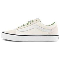 Vans Old Skool Checkerboard Lace - Marshmallow Green Unisex Sneakers White VN000D6WBOM 39