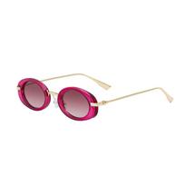 Fashion Men Sun Shading Oval Sunglasses Women Summer Travel Frameless Eyeglasses Round Fashion Shades UV400 Eyewear 1PC