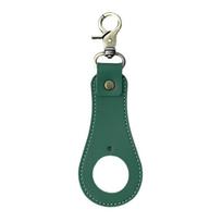 Leather Waist Bottle Holder for Outdoor Sports Secure Belt Clip Beverage Buckle žalia