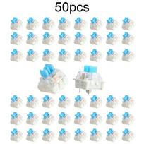 50 PCS Mechanical Keyboard Switch Replacement 3 Pin Tactile Clicky Switches with Copper Alloy Springs for Increased Durability China Mainland