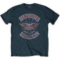 Aerosmith Boston Pride T-Shirt Blue New Unisex T-Shirt Graphic Tee S