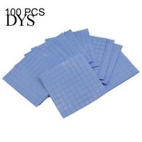 100Pcs 10x10x1mm Thermal Pad GPU Heatsink Cooling Conductive Silicone Cushion