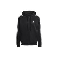 Adidas Originals Trefoil Stripe Logo Hooded Sports Jacket Men Outerwear Black HB9512 XS