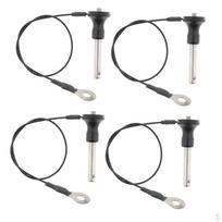 4 Pieces/Set Stainless Steel Pin, Push Button-Dia. 6 mm, Usable Length 25 mm