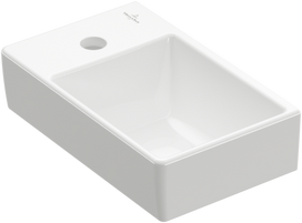 Siauras praustuvas Villeroy & Boch Avento 36x22cm - Balta - Dešininis